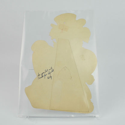 Vintage LARGE Card I'm Advertising for a Valentine Like You 11.75 x 7.5"