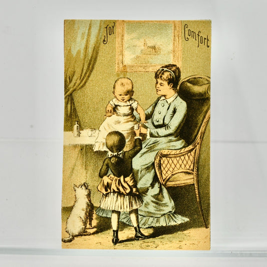 Dr Jaques' German Worm Cakes Antique Trading Card
