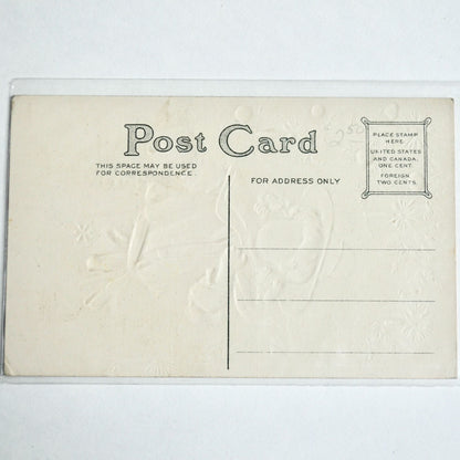 Early 1900s Antique A Joyful Christmas Postcard