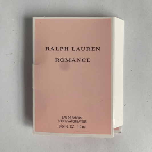 Ralph Lauren Romance EDP .04 Sample Vial on Card New