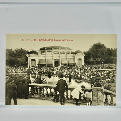 Barcelona Casino del Parque Unused Vintage Postcard