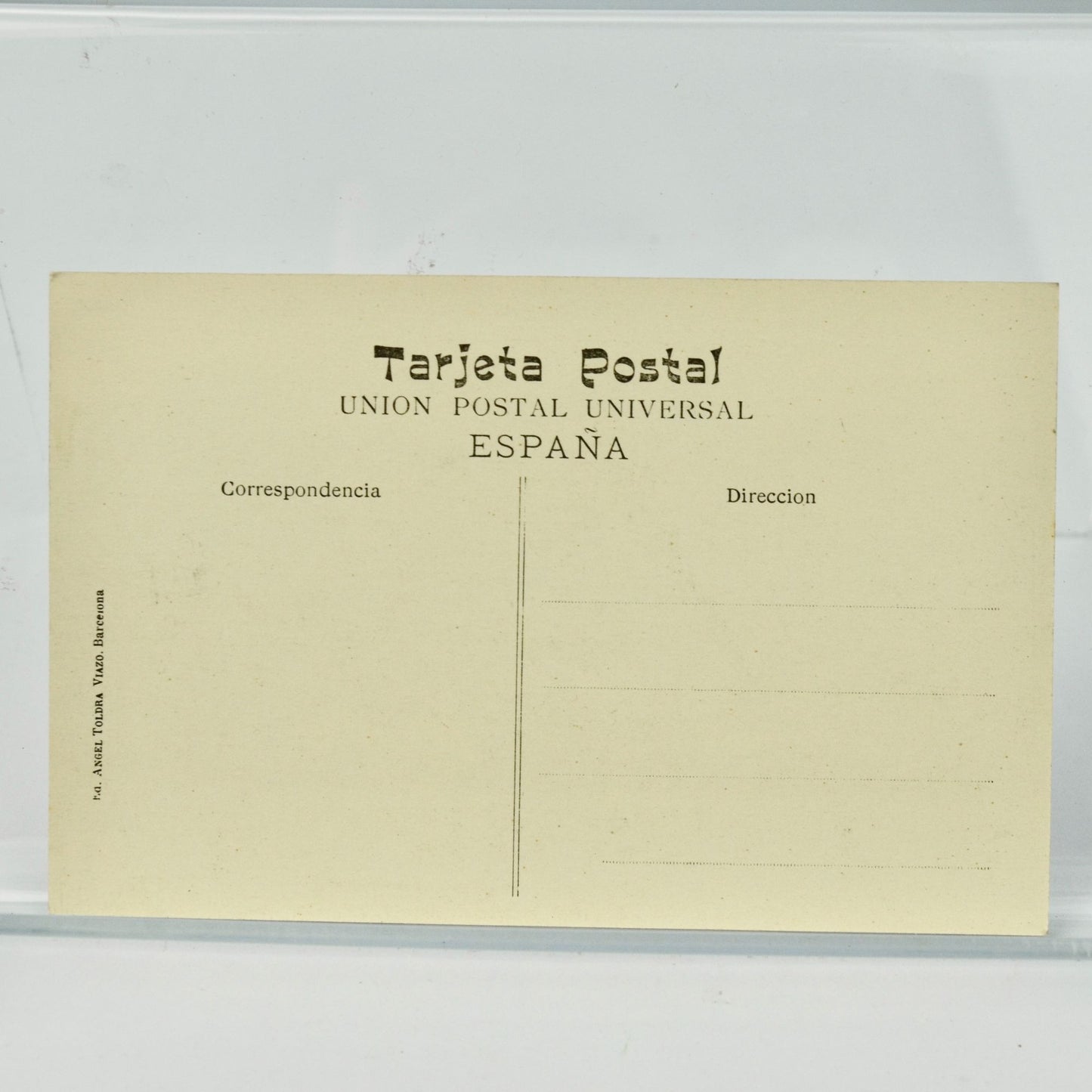 Barcelona Casino del Parque Unused Vintage Postcard