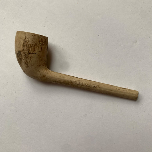 Vintage Germany Clay Tobacco Pipe 4"