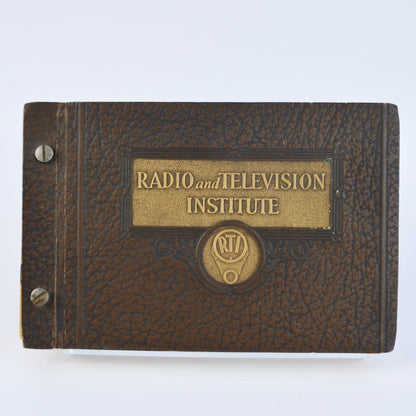 Radio and Television Institute Service Manual Bremer-Tully Receivers Book Vintage 1930