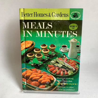 1963 Better Homes and Gardens Meals in Minutes Cook Book