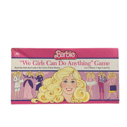 Mattel 1986 We Girls Can Do Anything Board Game Barbie Complete