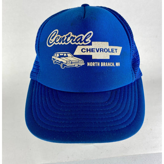 Vintage Central Chevrolet Snapback Hat North Branch, MN Minnesota Dealership