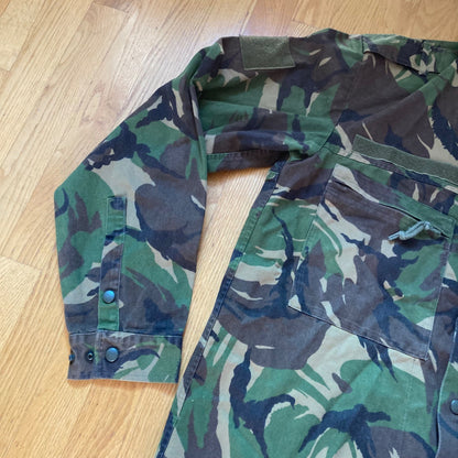 Dutch Military Camo Field Jacket DPM Army Shirt MADE IN HOLLAND