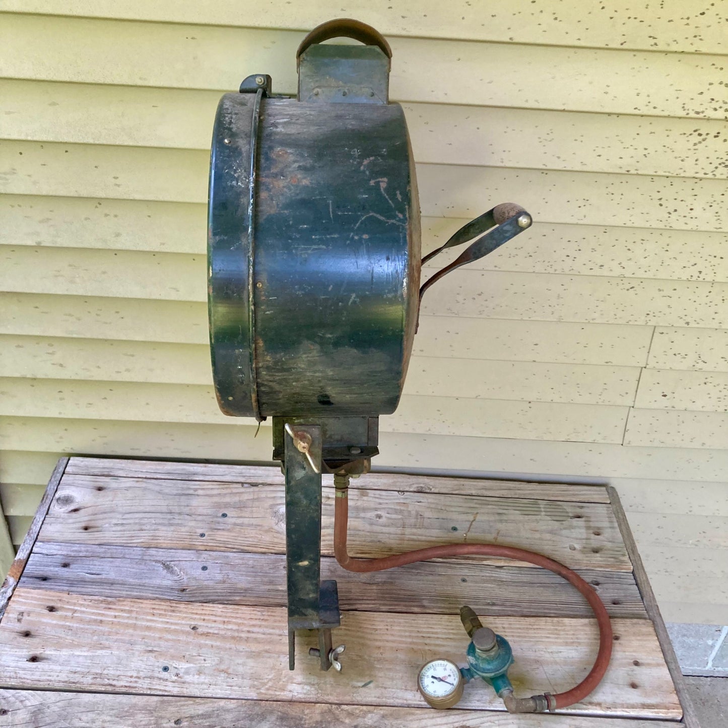 Antique Leelights LP Gas Floodlight Model BL 64 Tilley Ti-Lee Search Flood Light