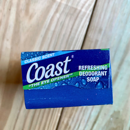 Coast Bar Soap Vintage Unused Prop 4 oz 113 g Classic Scent The Eye Opener