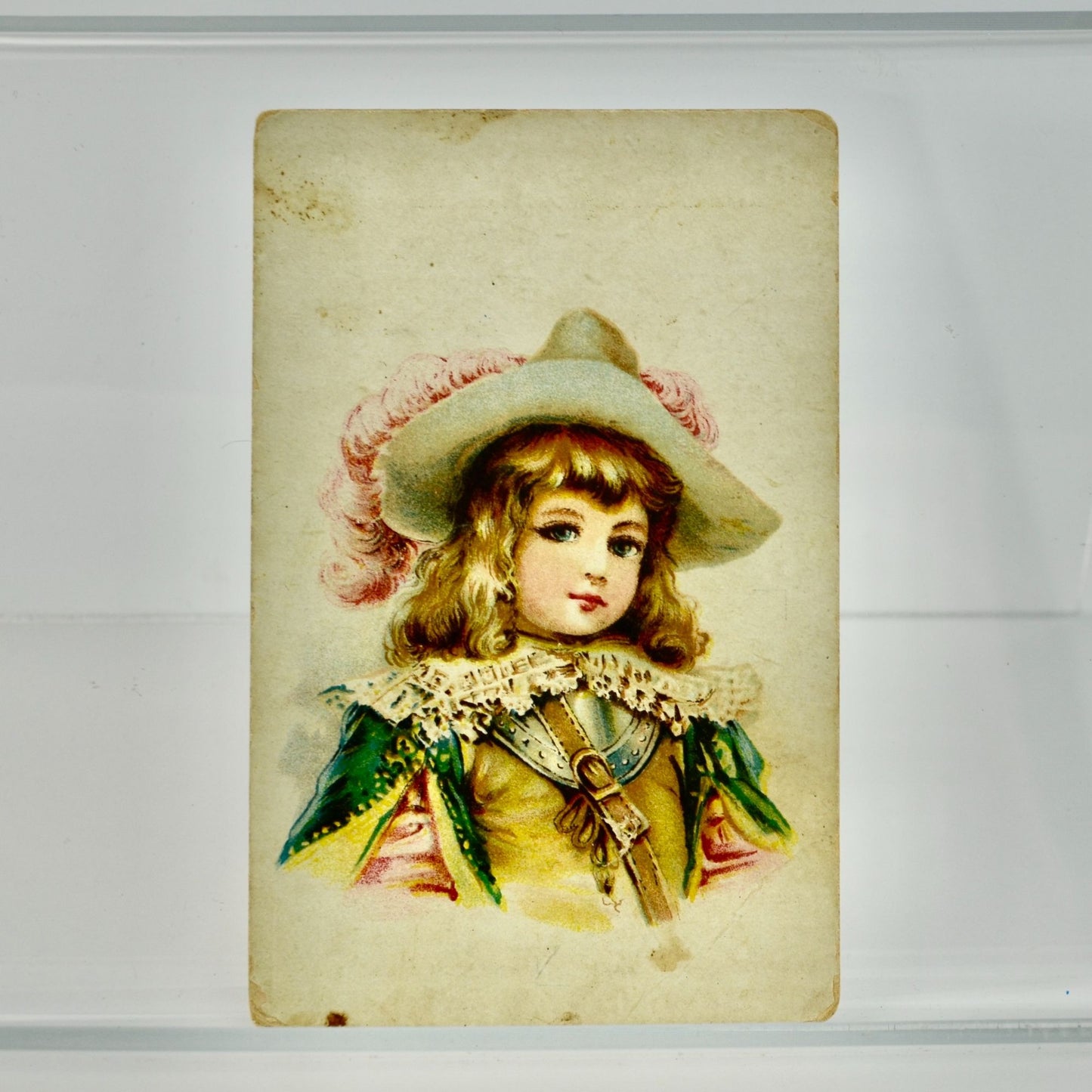 1912? Antique Victorian Trading Card French Soldier