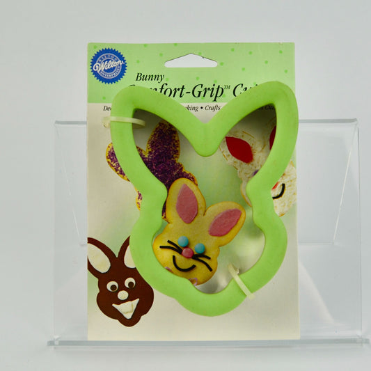 Wilton Bunny Comfort-Grip Cookie Cutter 2001 Vintage New Green