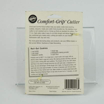 Wilton Bunny Comfort-Grip Cookie Cutter 2001 Vintage New Green