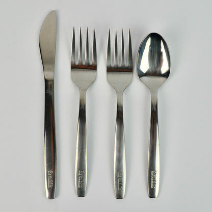 Republic Airlines Silverware Flatware Set of 4 Pieces Vintage
