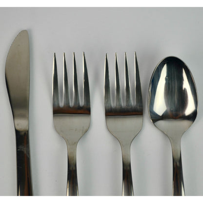 Republic Airlines Silverware Flatware Set of 4 Pieces Vintage