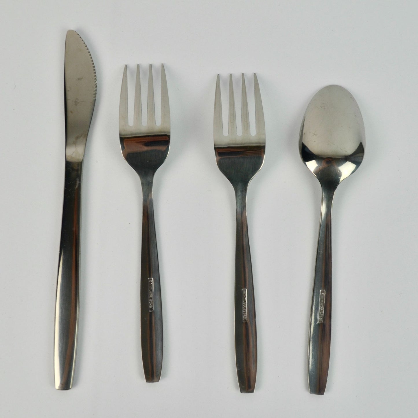 Republic Airlines Silverware Flatware Set of 4 Pieces Vintage