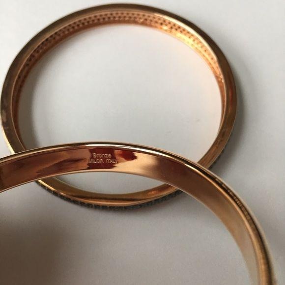 Milor Italy Bronze Bangle Bracelet + Bonus