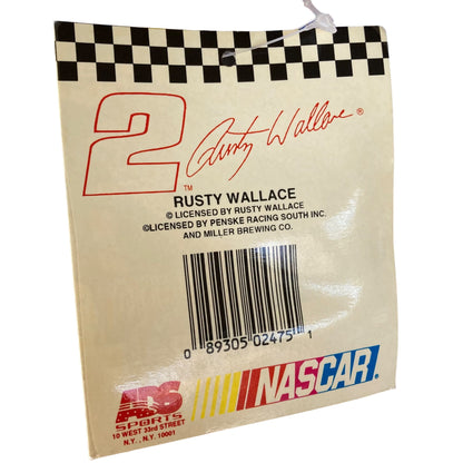 Vintage 1998 Rusty Wallace #2 Miller Lite Duffel Gym Bag NASCAR ADS Sports NOS!