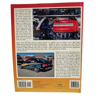 How To Build Honda Horsepower Book Manual Dyno Verified Results Cartech Books