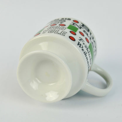 Holt Howard Merry Christmas Around the World Coffee Mug Footed