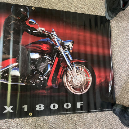 Honda VTX1800F Motorcycle Banner Large 3 x 5'