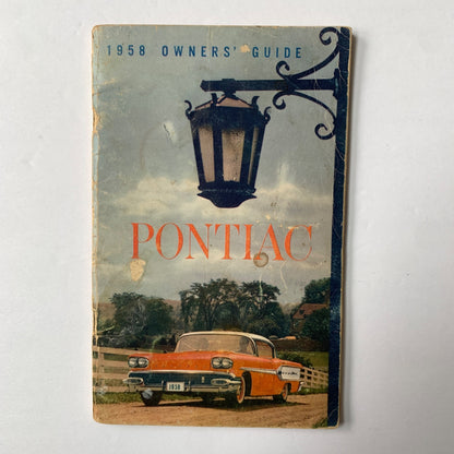 1958 Pontiac Owner's Guide Book