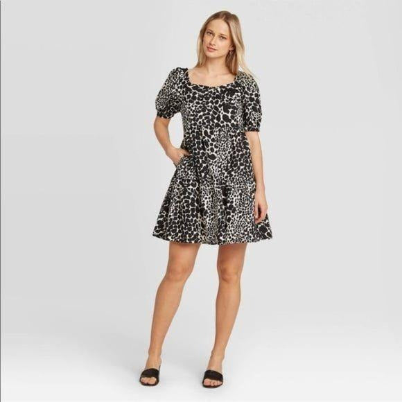 NEW Who What Wear Leopard Dress Size Small