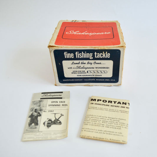 Vintage Shakespeare 2062 Box & Manual Fishing BOX ONLY, NO REEL!