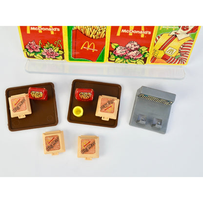 Mattel Barbie Loves McDonalds Playset Pieces Trays Grill Fries Cups