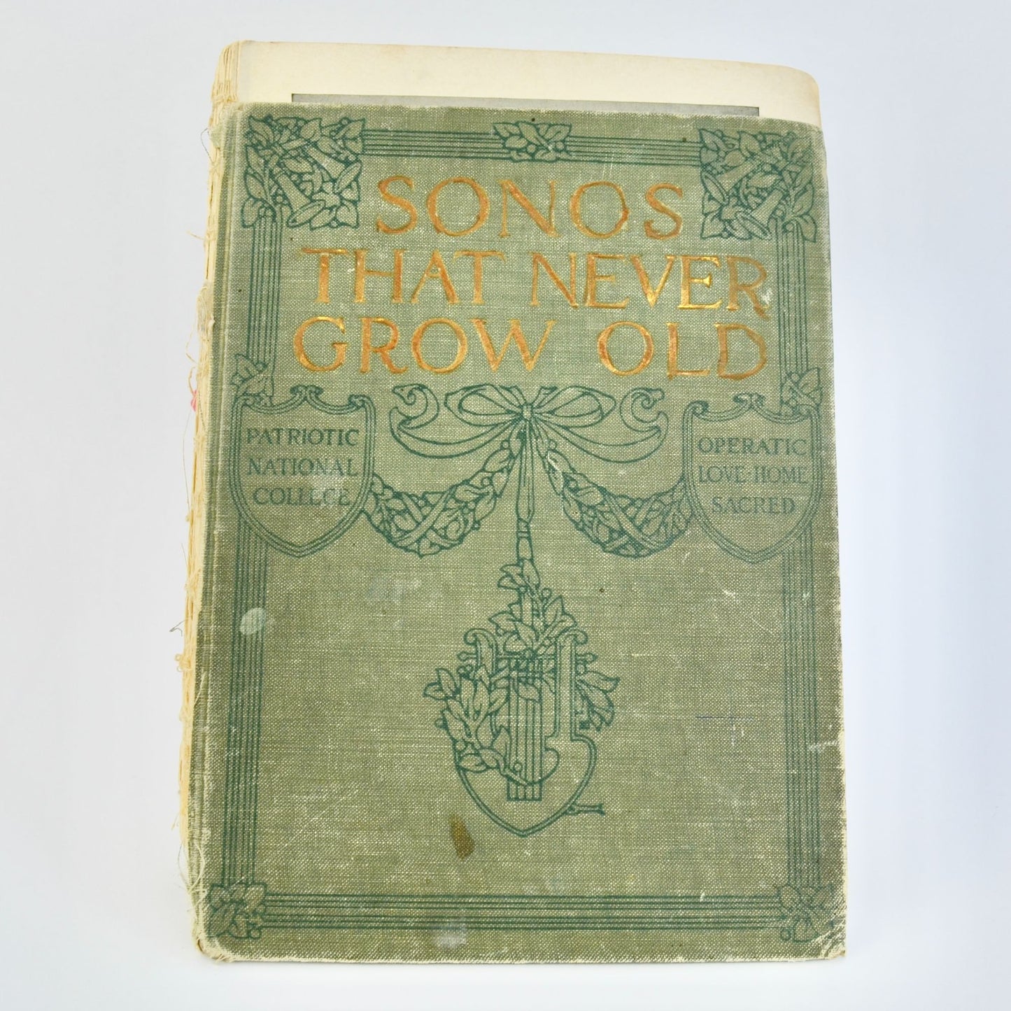 1913 Songs That Never Grow Old Music Book AS IS Antique