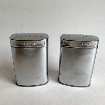 Lincoln Beautyware Stainless Salt & Pepper Shakers