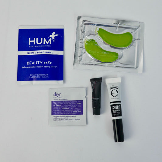 Beauty Samples Lot of 5 Bright Eyes HUM Eyeko Skyn Iceland Amazing Cosmetics