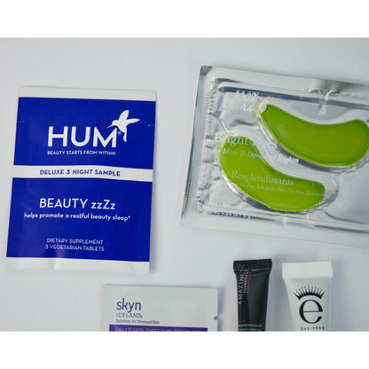 Beauty Samples Lot of 5 Bright Eyes HUM Eyeko Skyn Iceland Amazing Cosmetics