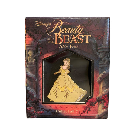 Disney's Beauty and the Beast Belle Brooch Pin New Vintage 10th Year