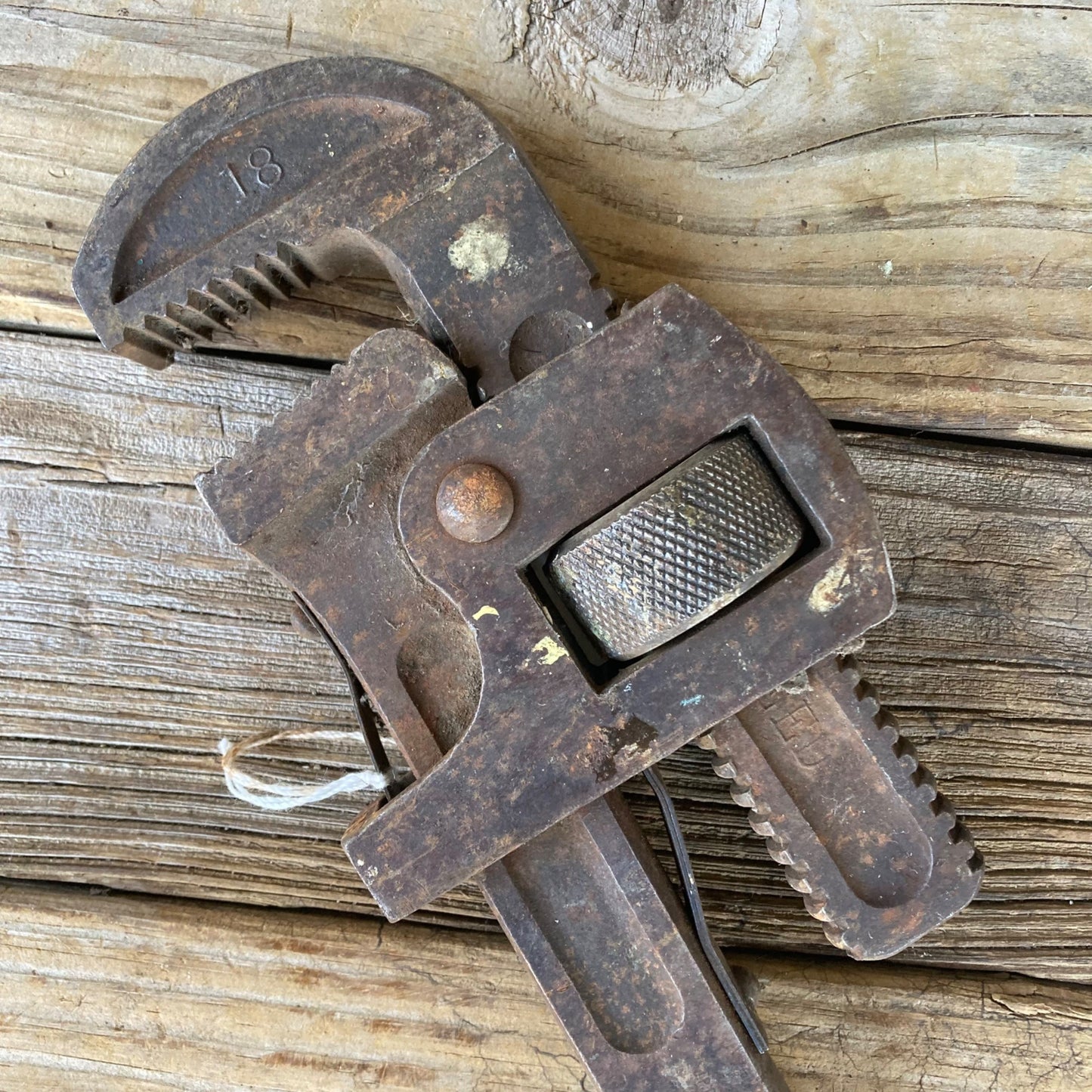 Vintage 18 Inch Pipe Wrench Drop Forged MADE IN USA