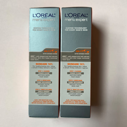L'Oreal Men's Expert Hydra-Energetic After Shave + Moisturizer NEW