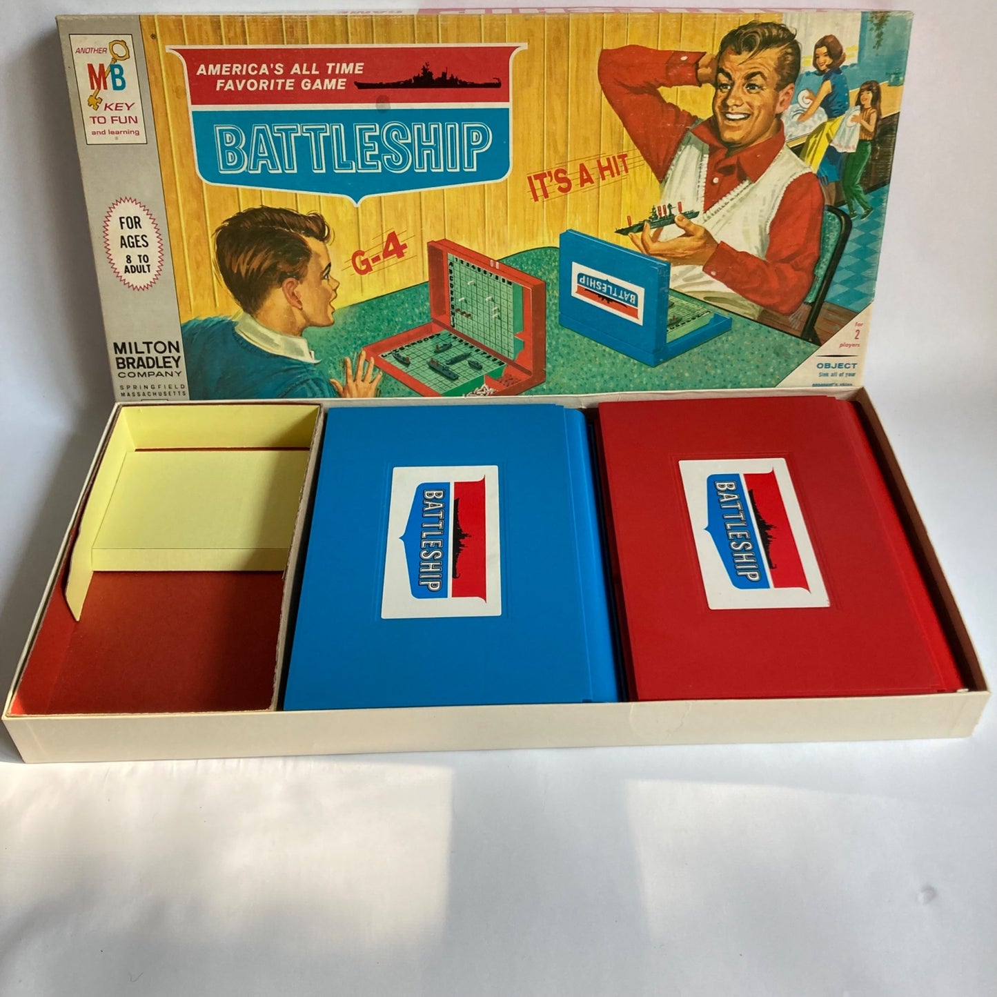 Vintage 1967 Milton Bradley Battleship Board Game COMPLETE w/Box!