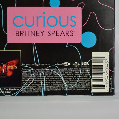 Britney Spears Curious Promo Enhanced CD Mona Lisa Someday I Will Understand