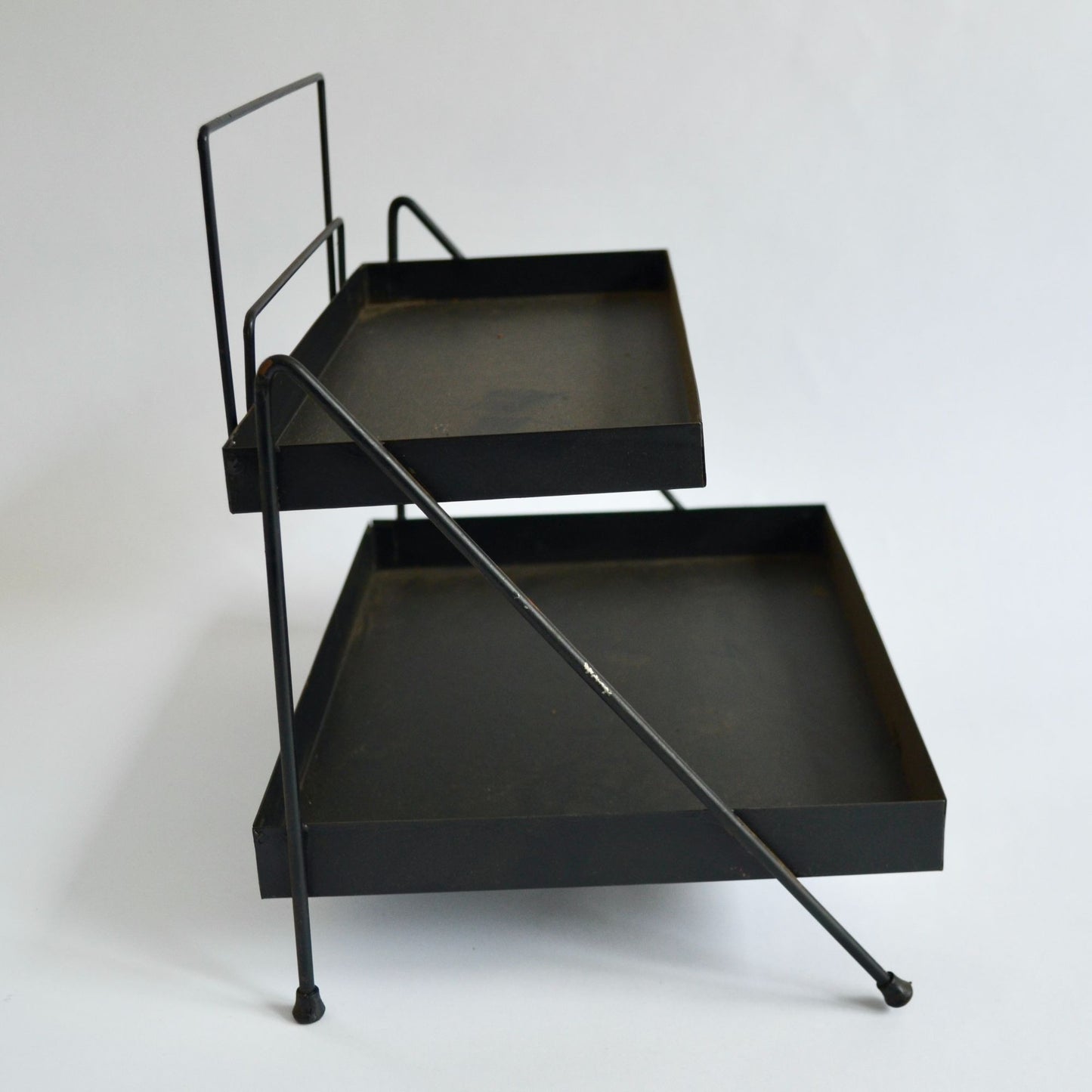 Vintage Philco Radio Tube Store Display Metal 2-Shelf Advertising