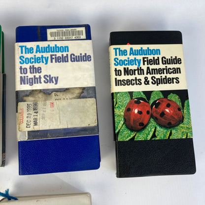 Lot 6 Vintage Audubon Society Field Guides Trees, Insects, Sky, Reptiles, Birds