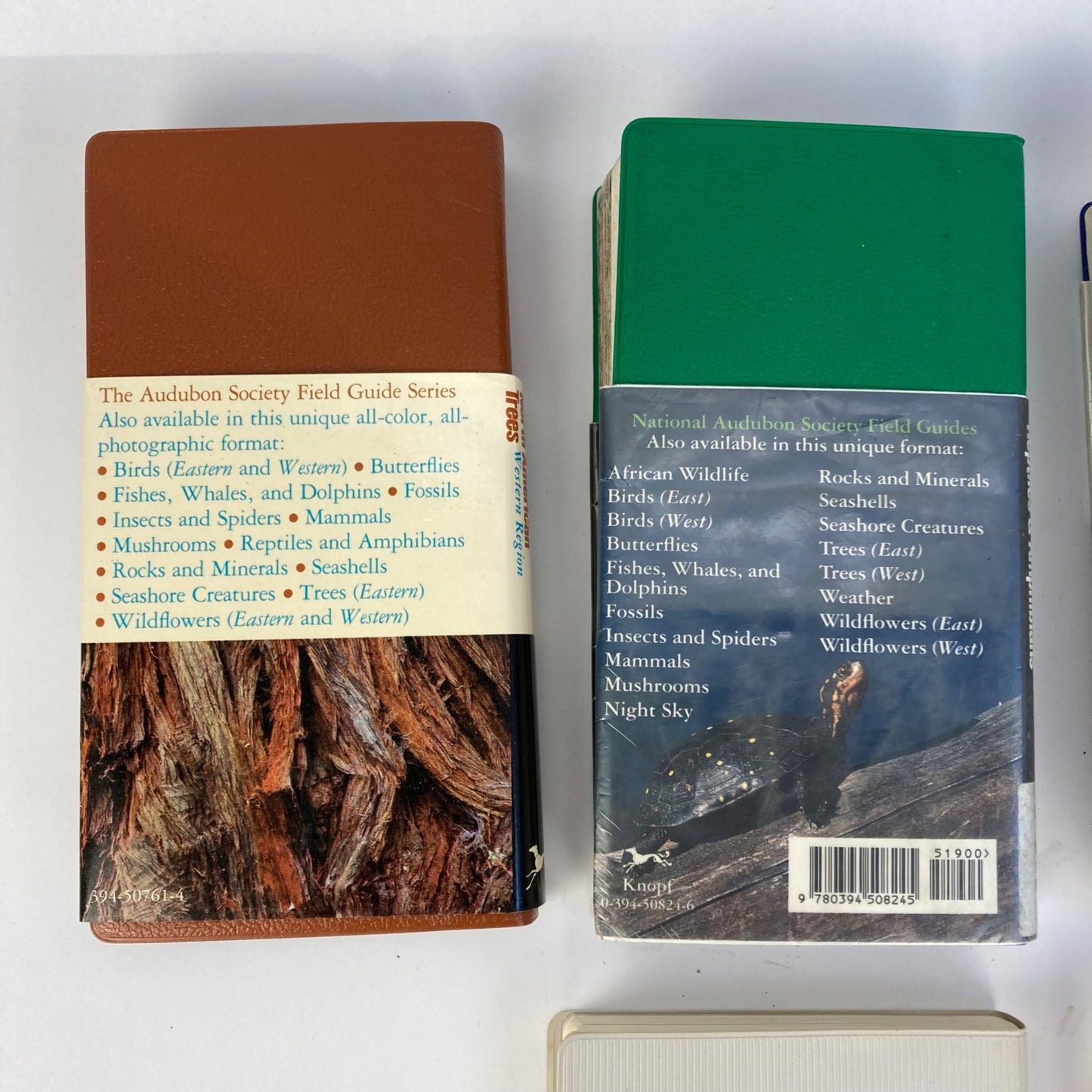 Lot 6 Vintage Audubon Society Field Guides Trees, Insects, Sky, Reptiles, Birds