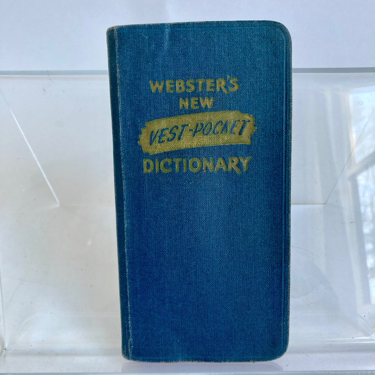 Vintage 1945 Webster's Vest Pocket Dictionary Book WWII Era Booklet