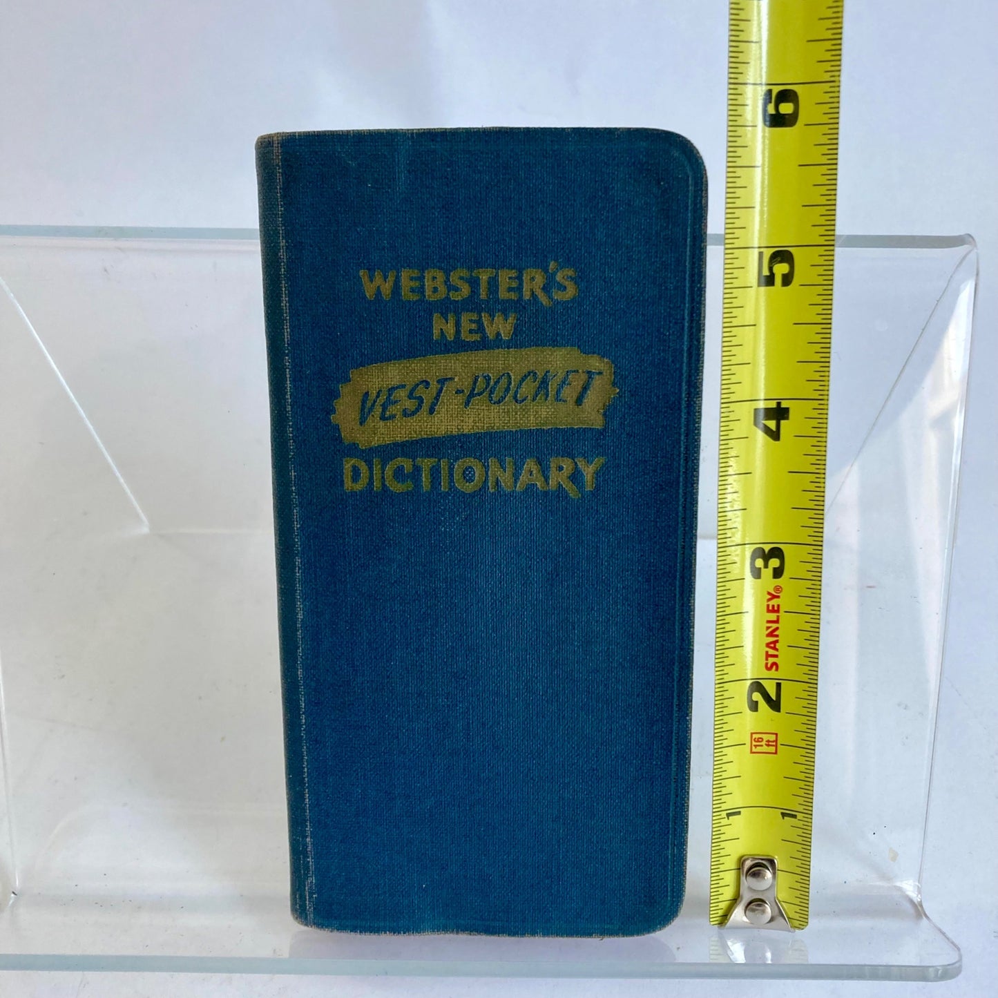 Vintage 1945 Webster's Vest Pocket Dictionary Book WWII Era Booklet