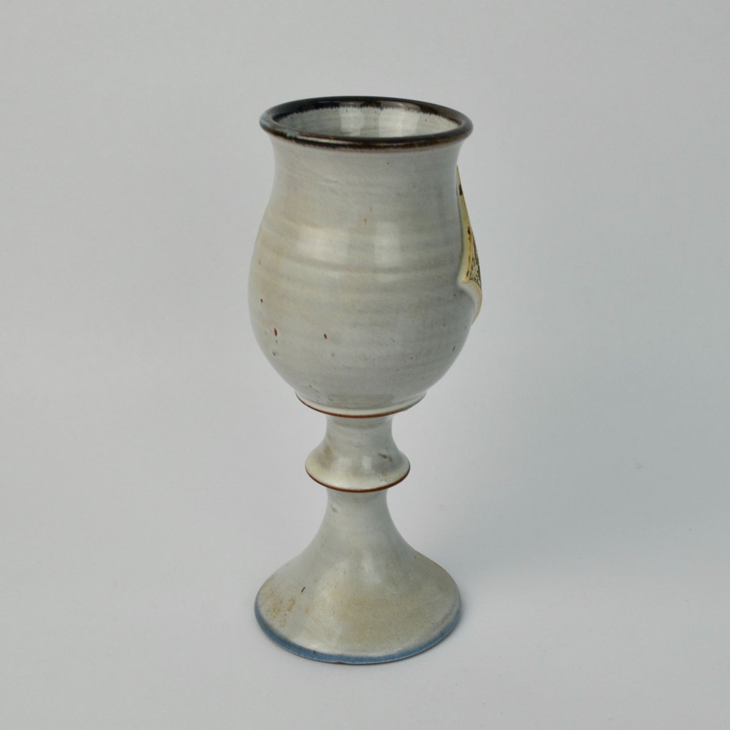 1986 Minnesota Renaissance Festival Unicorn Goblet Deneen Pottery