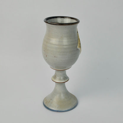 1986 Minnesota Renaissance Festival Unicorn Goblet Deneen Pottery