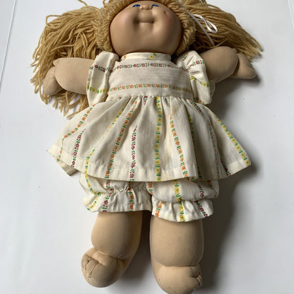 Cabbage Patch Kids 1978 #55 Blonde Doll 18”