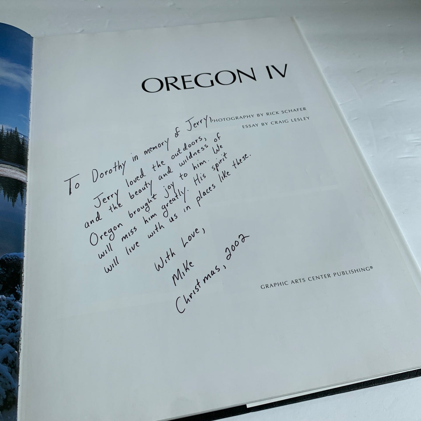 Oregon IV Photographic Hardcover Book by Rick Schafer Outdoors Nature