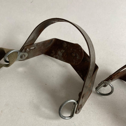 Antique Metal Ice Cleats Crampons Strap-On Military? Army