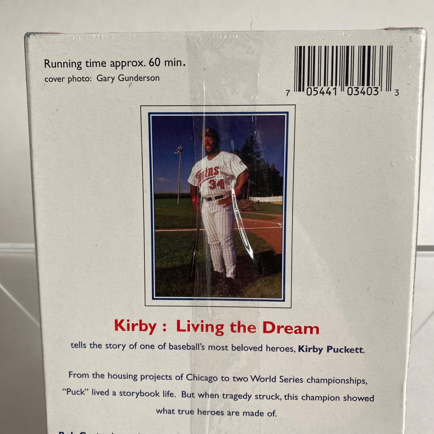 Kirby Living The Dream VHS SEALED! Minnesota Twins Kirby Puckett MN 1996 Vintage