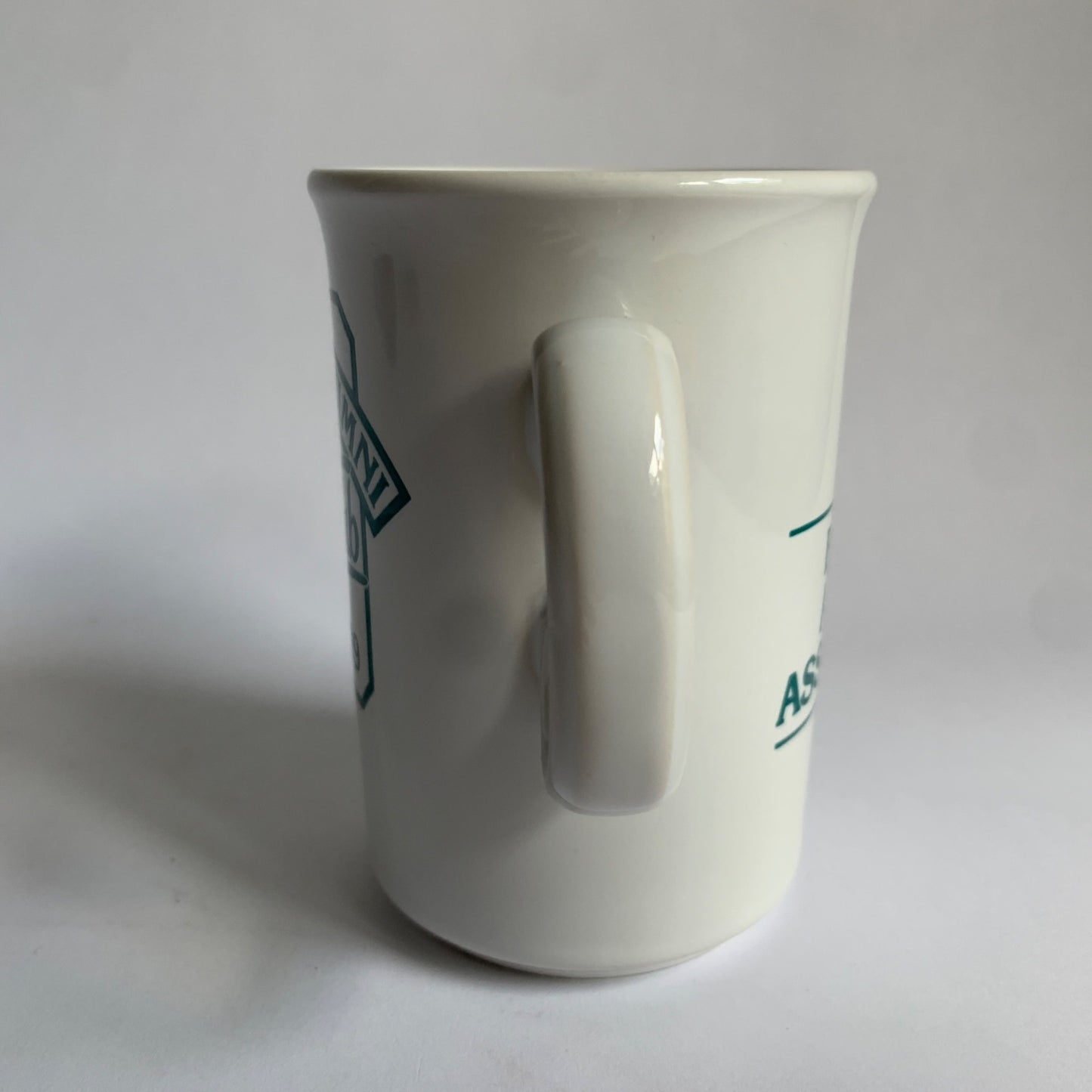 1989 Bethel Alumni Coffee Club Vintage White Green Mug